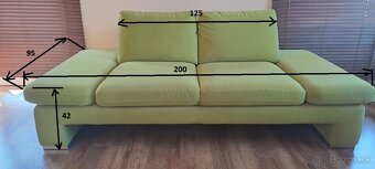 gauč - sedčka dĺžka 200cm - 2