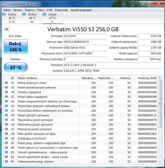 Verbatim 256GB SSD + W - 2