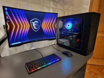 Herný PC + monitor, klávesnica, myš - 2