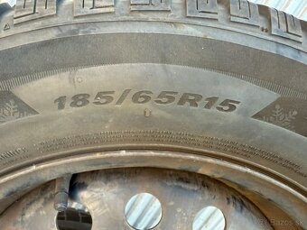 Zimne pneumatiky 185/65 R15 na diskoch 4x100 i20/Rio - 2