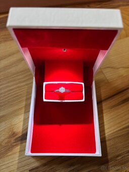 Zásnubný prsteň 0,55 ct VVS1 IGI - 2