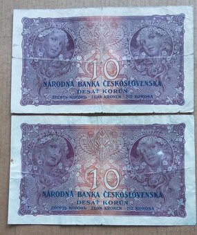 2x 10 Kč 1927 - 2