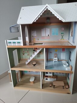 Detský drevený domček 80 výška x 70 cm sirka - 2