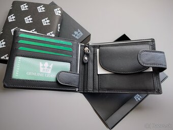 Pánska kožená peňaženka. - 2