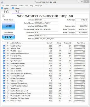 HDD 500GB 2,5" SATAIII - 2
