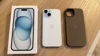 Vymenim predam iPhone 15 Blue 128gb ako uplne novy - 2
