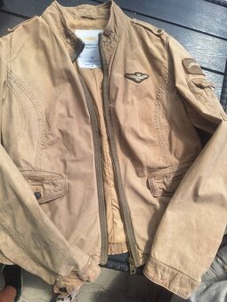 Kožená bunda zn.Aeronautica - 2