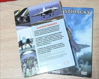 Superstíhačky DVD a knižný sprievodca nové - 2