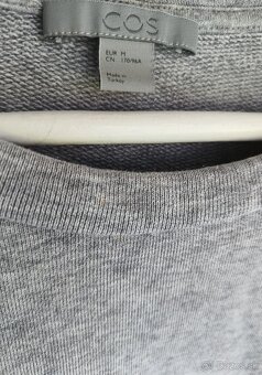 COS bavlnené mikinové šaty M-L - 2