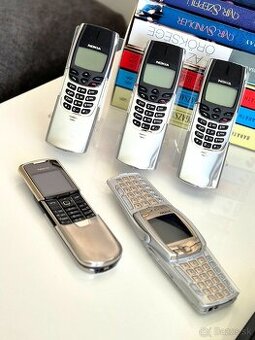 3X NOKIA 8810 CHROME, NOKIA 8800 CLASSIC SILVER, NOKIA 6810 - 2