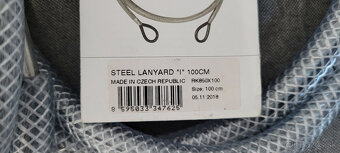 3 x Singing Rock Steel Lanyard "I" 100 cm - 2