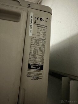 Predám klimatizáciu Toshiba 3,5kW - 2