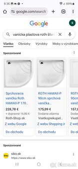 NOVÁ vanička do sprchovacieho kúta - 2