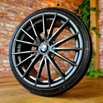 Alu R19 5x120 BMW 1 + letné pneu 225/35 R19 - 2