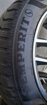 Hlinikove disky 5x112 r17 a zimne pneu 215/55 r17 - 2