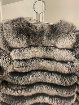 Kožuch z lisky 4v1 aj ako vesta, dlhe rukavy - 2