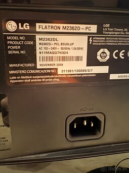 Monitor LG FLATRON 2362D - 2