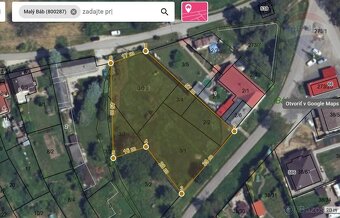 Predaj pozemok Nitra/ Báb 2247 m2 - 2