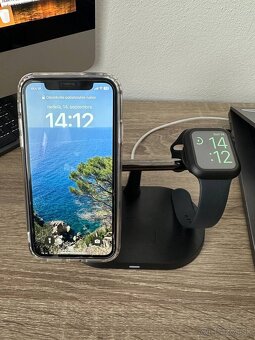 Bezdrôtová nabíjačka 3-v-1 pre mobilný telefón - 2