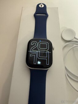 Apple Watch Series 10 46 mm Silver Aluminium Case s Denim Sp - 2