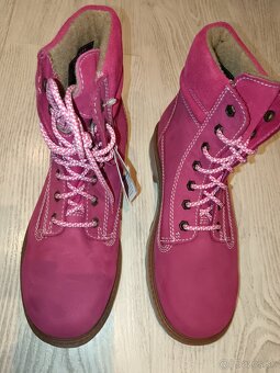 Kožené zateplené topánky veľ. 36 zn. Richter - 2