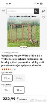 Vonkajší výbeh/klietka - 2