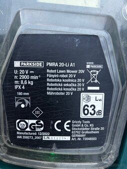 Roboticka kosacka Parkside PMRA 20 - Li A1 - 2