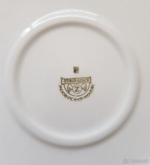 Porcelánový retro tanier. - 2