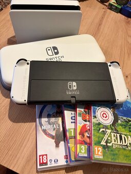 🎮 Nintendo Switch OLED + 4 HRY – ZÁRUKA do 8/2026 🎮 - 2