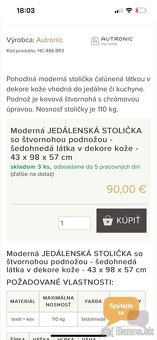 jedálenské stoličky - 2