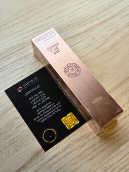 1kg medená investičná tehlička 999. - 2