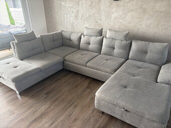 Predám sedaciu súpravu v tvare ľavé U - 2