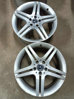 4ks alu disky orig. Mercedes r18 - 2