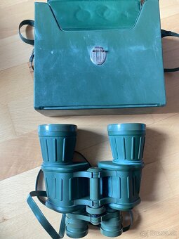 Vojenský ďalekohľad v zelenom prevedení + pevné puzdro - 2