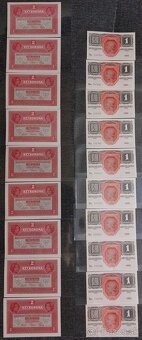 1 KORUNA 1916 RU A 2 KORUNA 1917 RU - BEZ PRETLAČE - UNC - 2
