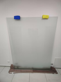 sprchová zástena 155x200 cm vzor mliečne sklo 8 mm - 2