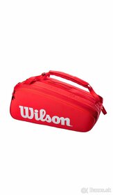 Predám tenisový bag Wilson Super tour red 15 - 2