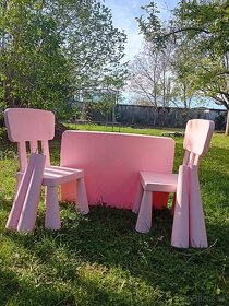 Ikea stolík a stoličky zn. Mamut - 2