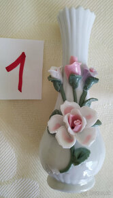 Porcelánové dekorácie- socha, vázy - 2