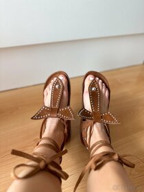 Hnedé sandály - 2