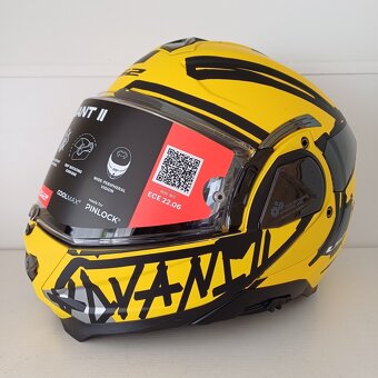 Silniční překlápěcí přilba LS2 Advant II TAPE - 2