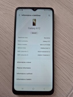 Predám SAMSUNG Galaxy A12 32GB - 2