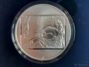 Strieborná päťuncová medaila Jan Saudek - Tanečnica - 2