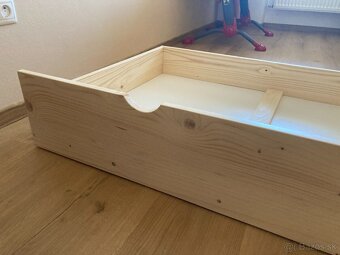 Drevený úložný priestor pod posteľ - 2