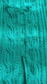 Ručné pletená vesta - 2
