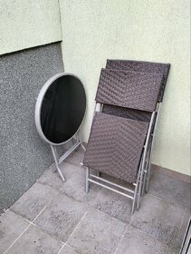 skladacie stoličky a stolík - 2