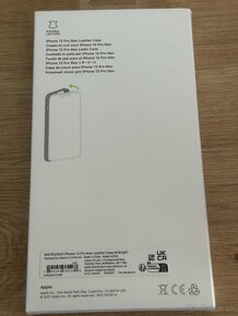 Nový originál kryt Magsafe learher iPhone 13 pro max - 2