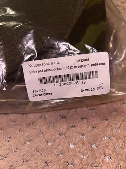 Vojenská blúza pod balis.ochranu ačr 182/108 - 2