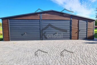 Plechová garáž 10x5 m Doprava a montaż gratis po celej SR - 2