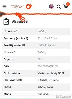 Predám školskú tašku pre prváčika ( 1.stupeň) - 2